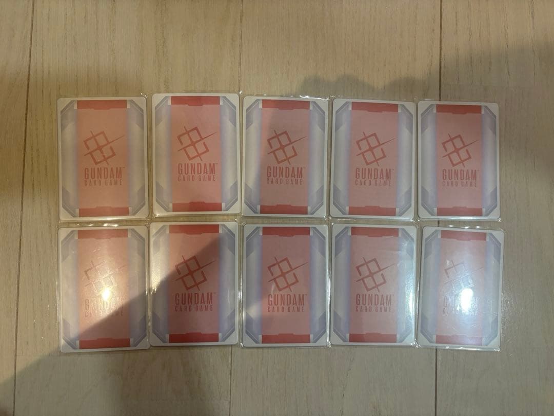 ガンダムカードゲーム　リソース　パラレル　10枚セット　β版