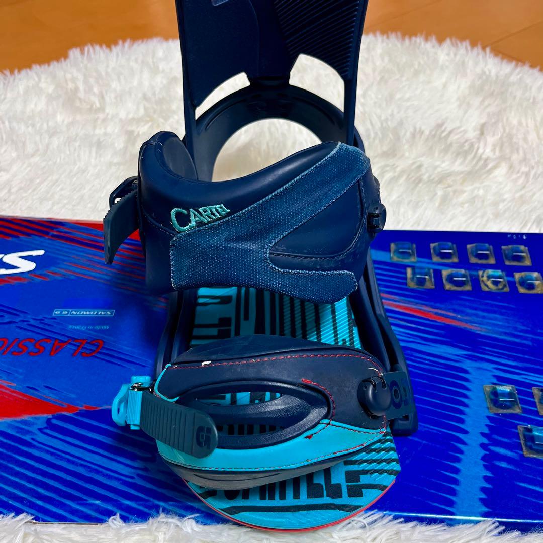 【良品】SALOMON 163 ＋ BURTON CARTEL セット　スノボ