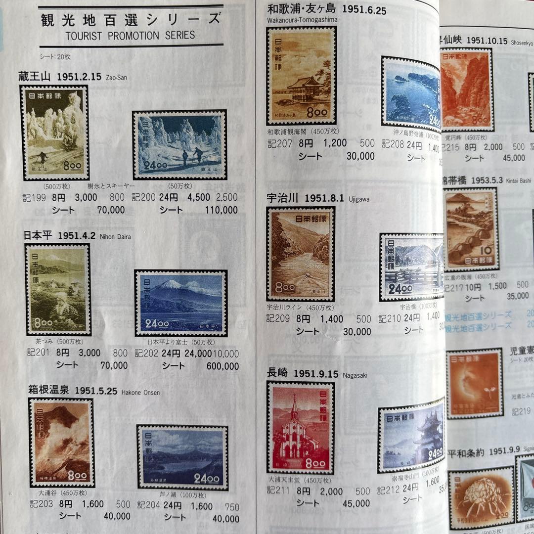 カタログ価37,700円の切手貼付！観光地百選切手6種記念印押印初日カバー　レア