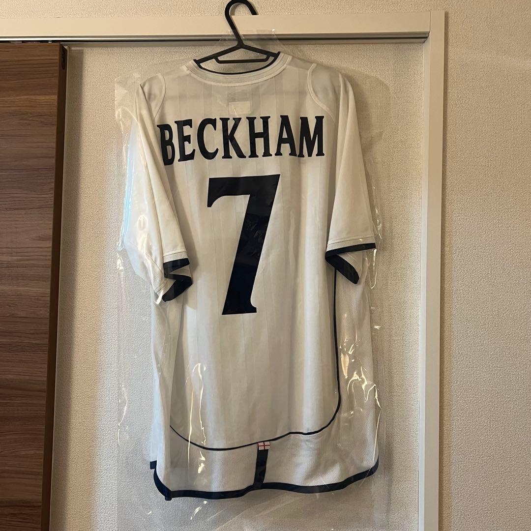 イングランド代表 BECKHAM 7 ホー　日韓ワールドカップ　ユニフォーム
