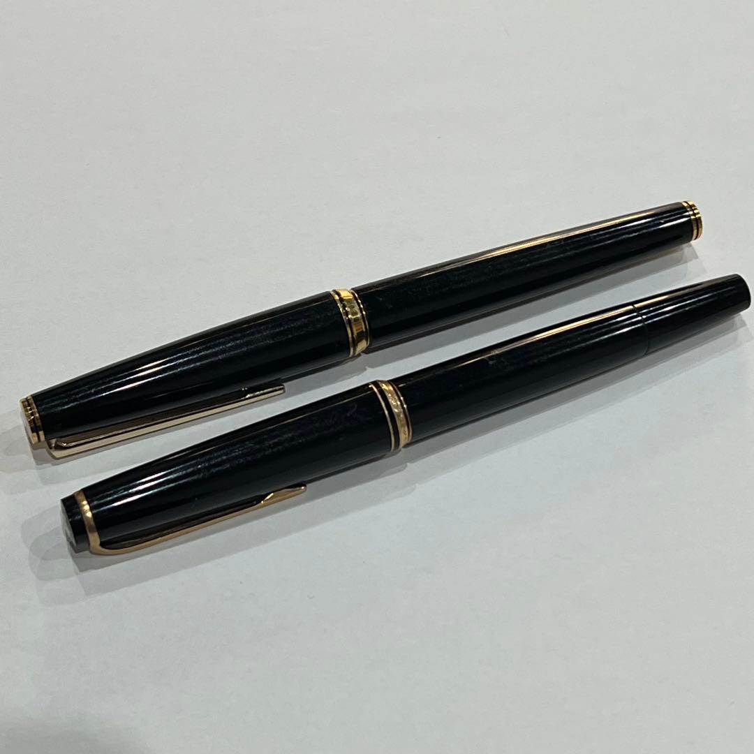 モンブラン+パイロット万年筆 2本セット ペン先k18 MONTBLANC