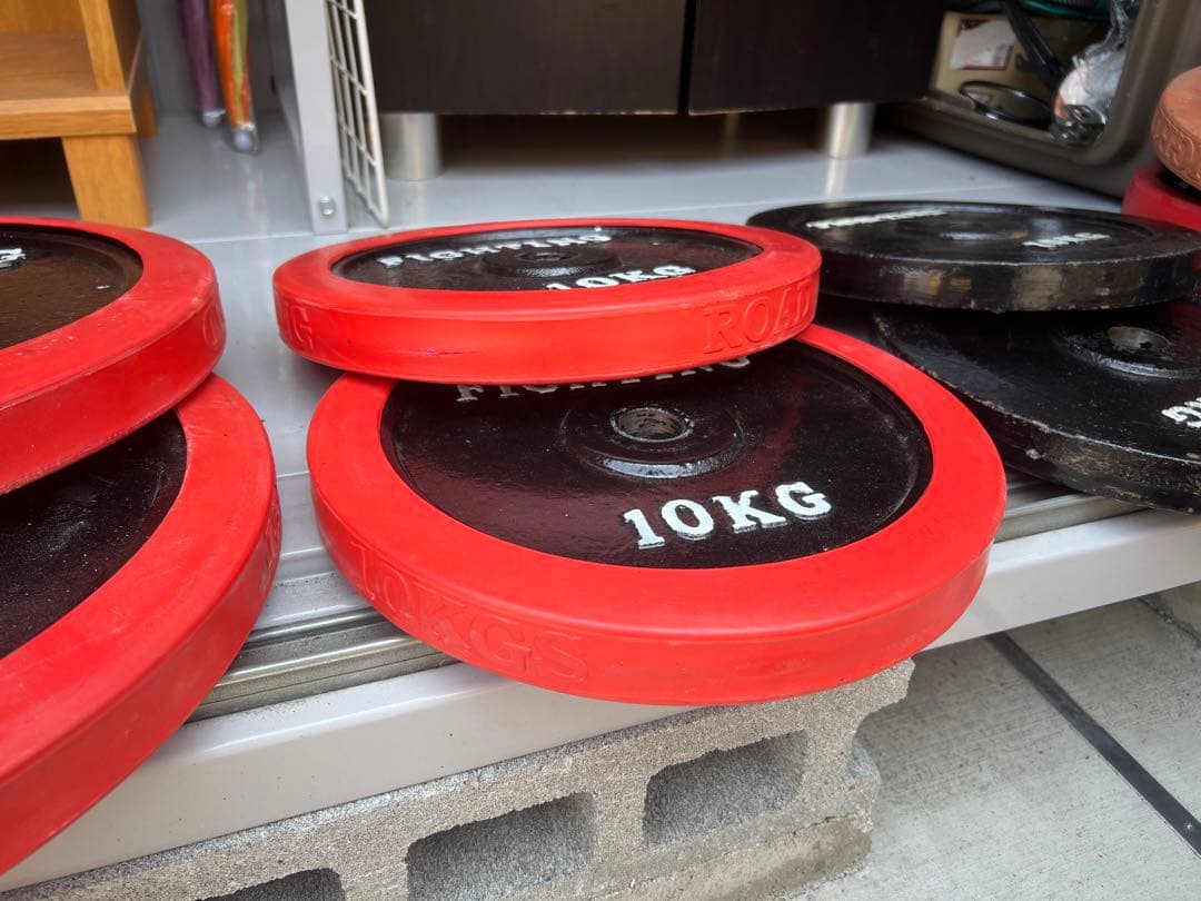 ファイティングロード プレート15、10キロ2枚