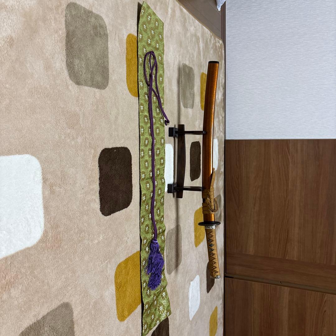 模造刀　全長70センチ　全長100センチ 刀2本　プラス　刀置きセット