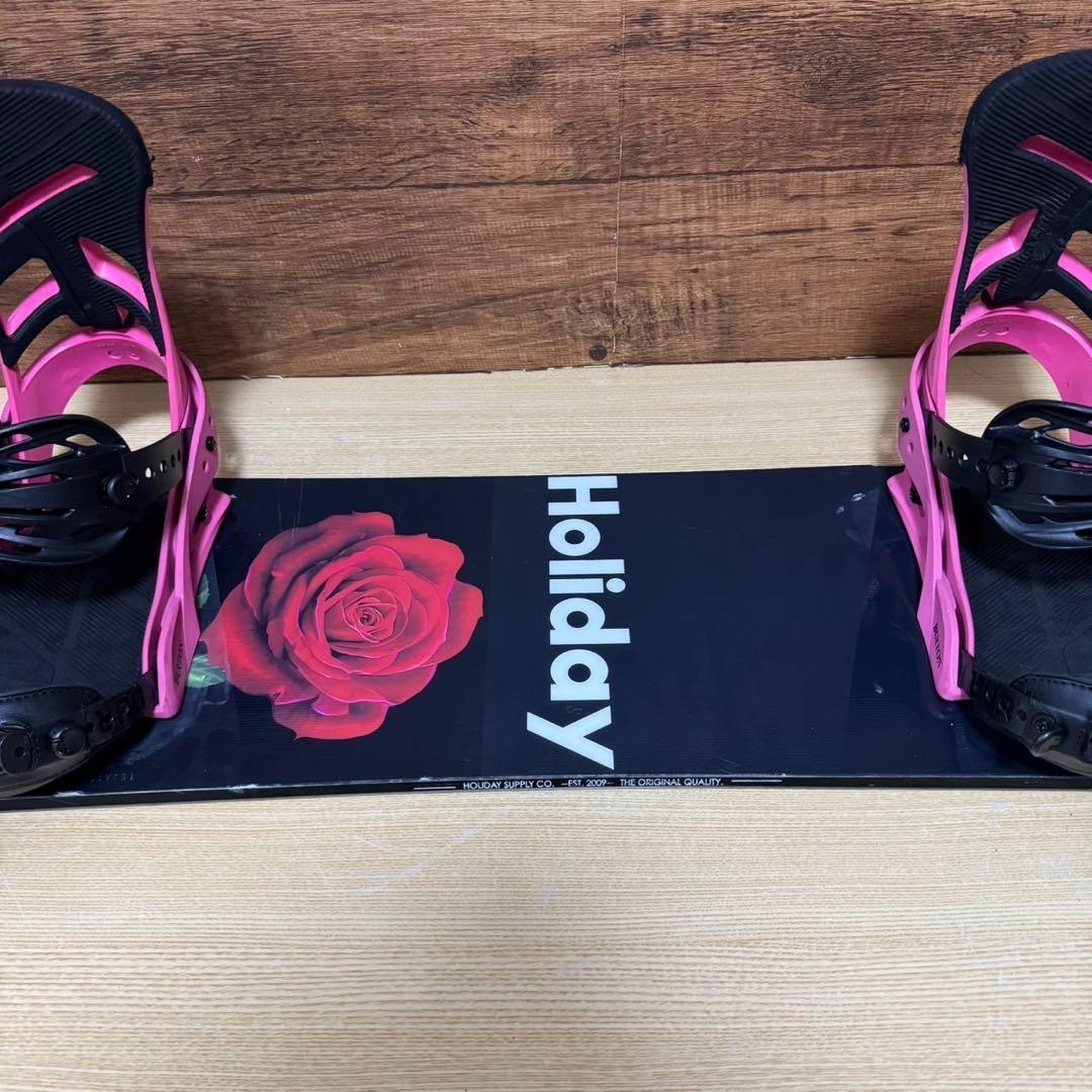 Holiday　BURTONバートン　メンズ　スノーボード4点セット　152cm