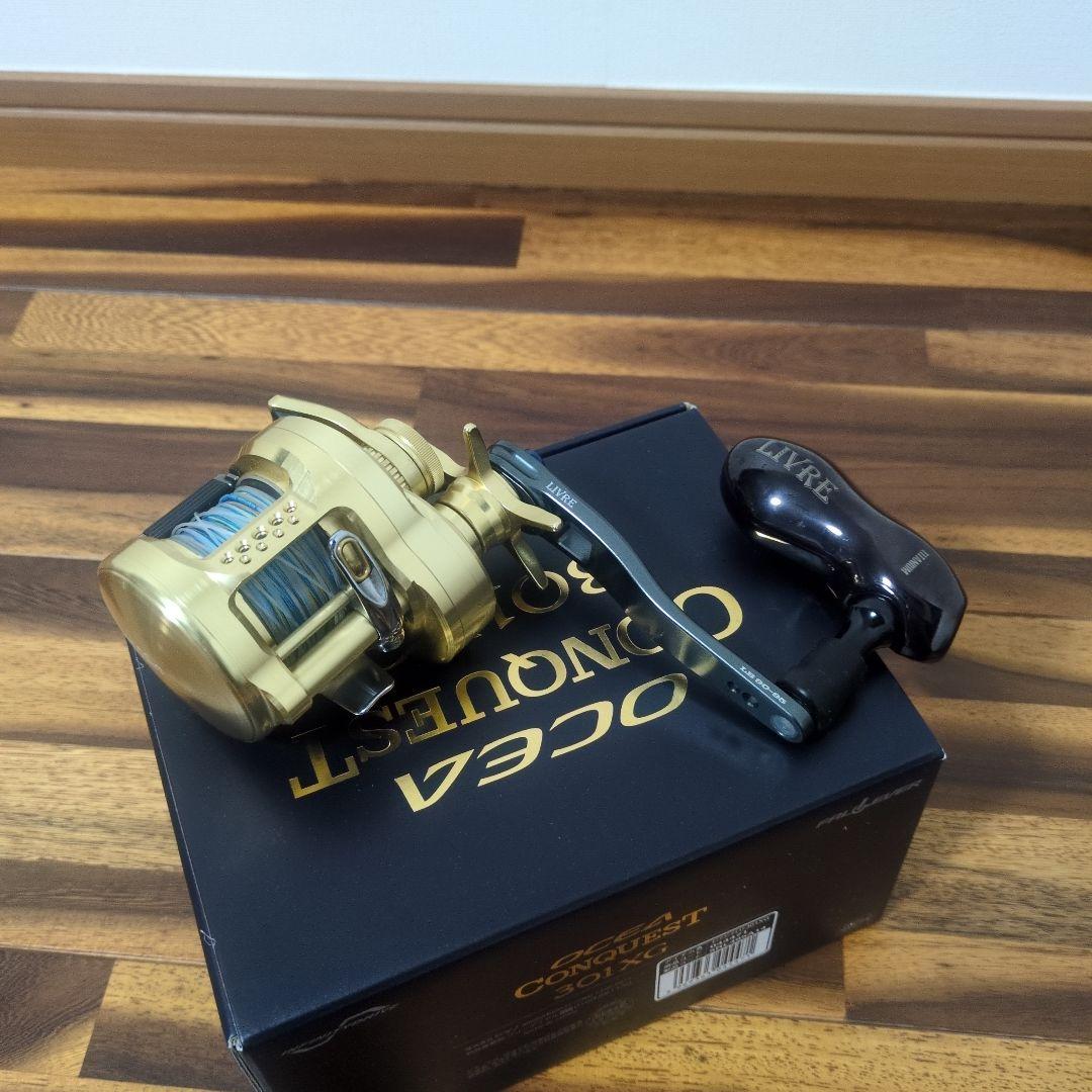デッッキーSHIMANO OCEA CONQUEST 301XG ゴールド
