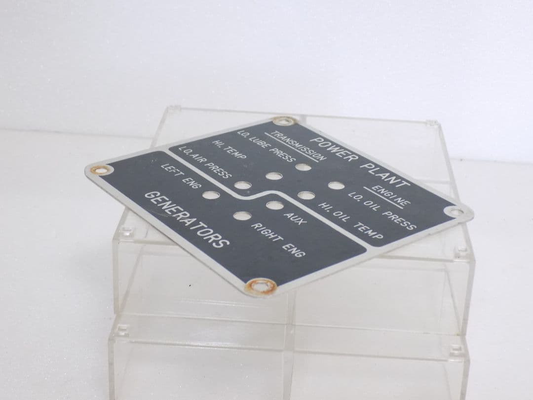 超希少 米軍 「M-41戦車銘板？・操作盤プレート」