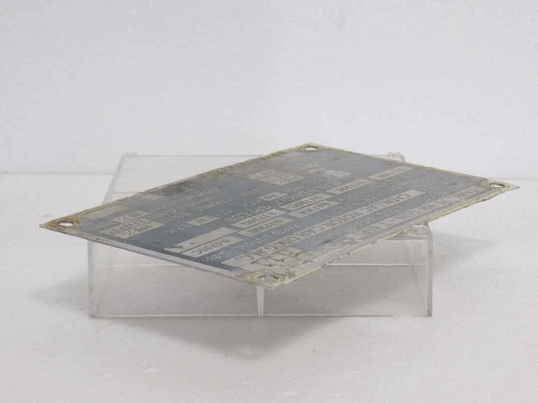 超希少 米軍 「M-41戦車銘板？・操作盤プレート」