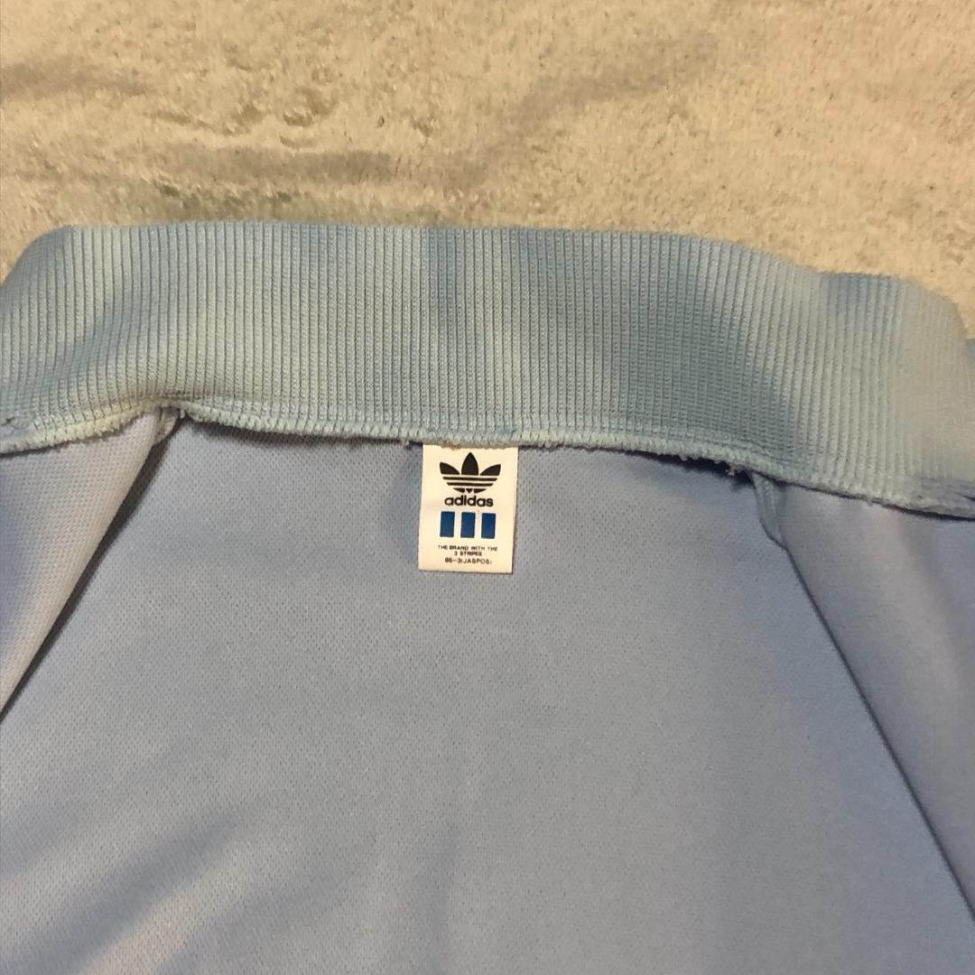 90年代 デサント製 アディダス トラックジャケット トレフォイルロゴ刺繍 S