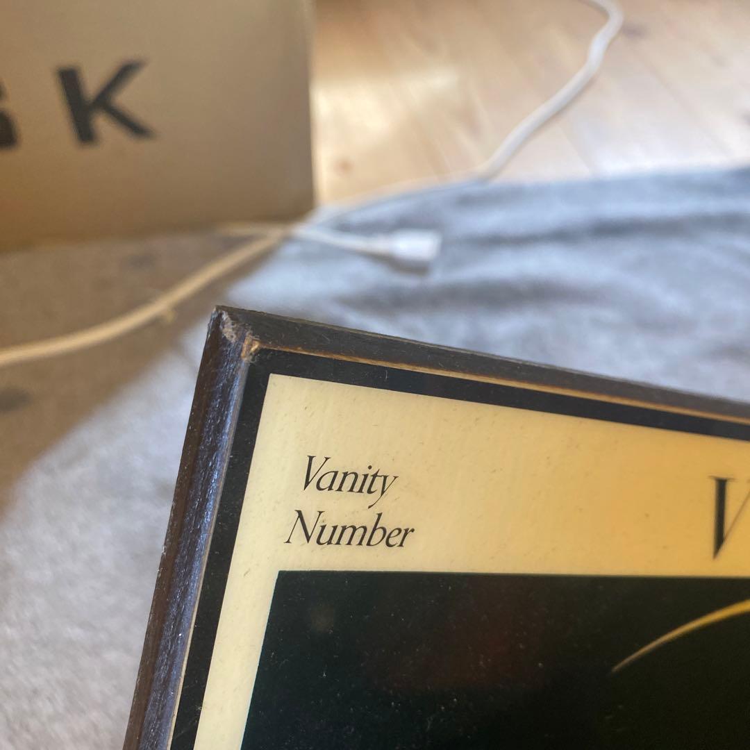 ビンテージ　VOGUE MOON 木製プレートポスター　アートポスター　絵画