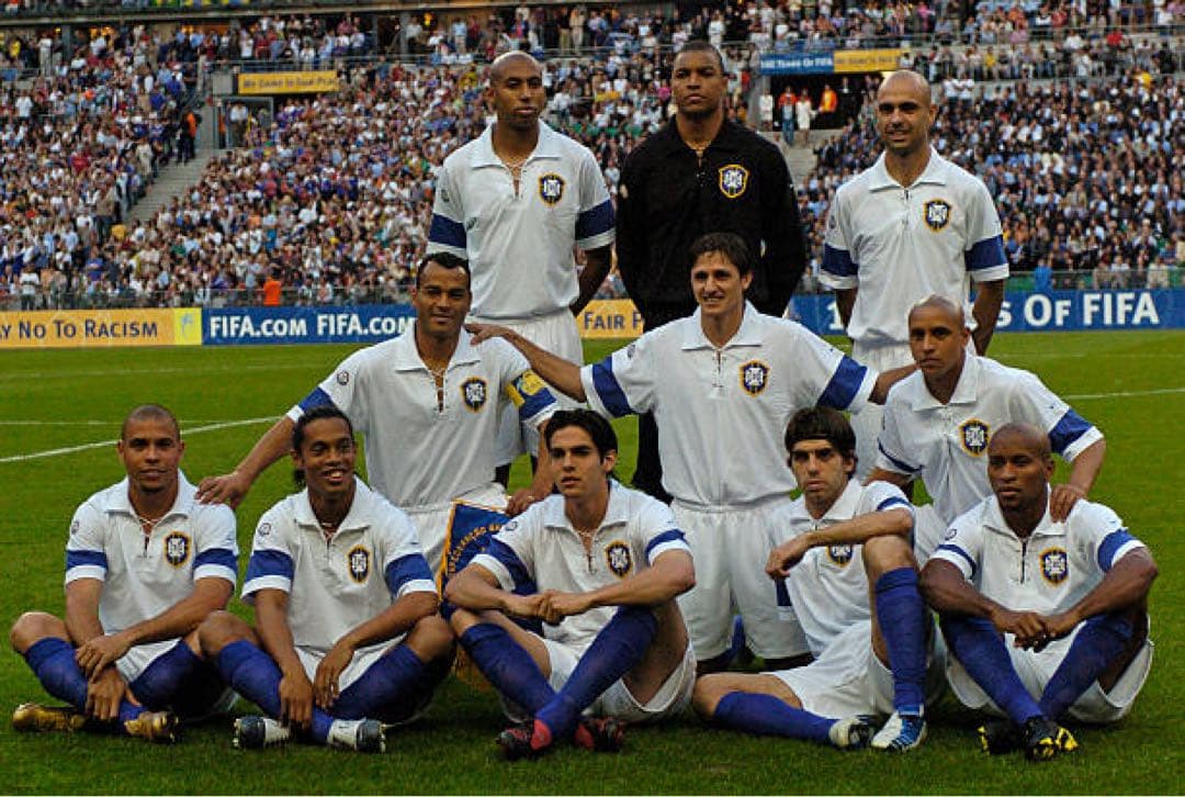 ブラジル代表　FIFA100周年記念試合前半限定ユニホーム 8番 サイズL