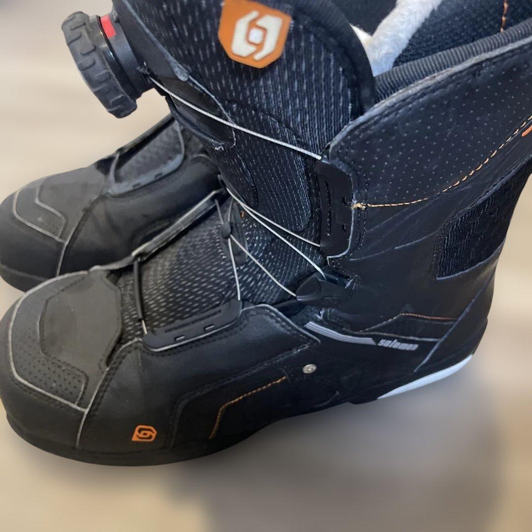 サロモン BOAシステム スノーボードブーツ 男性用 ブラック 28㌢