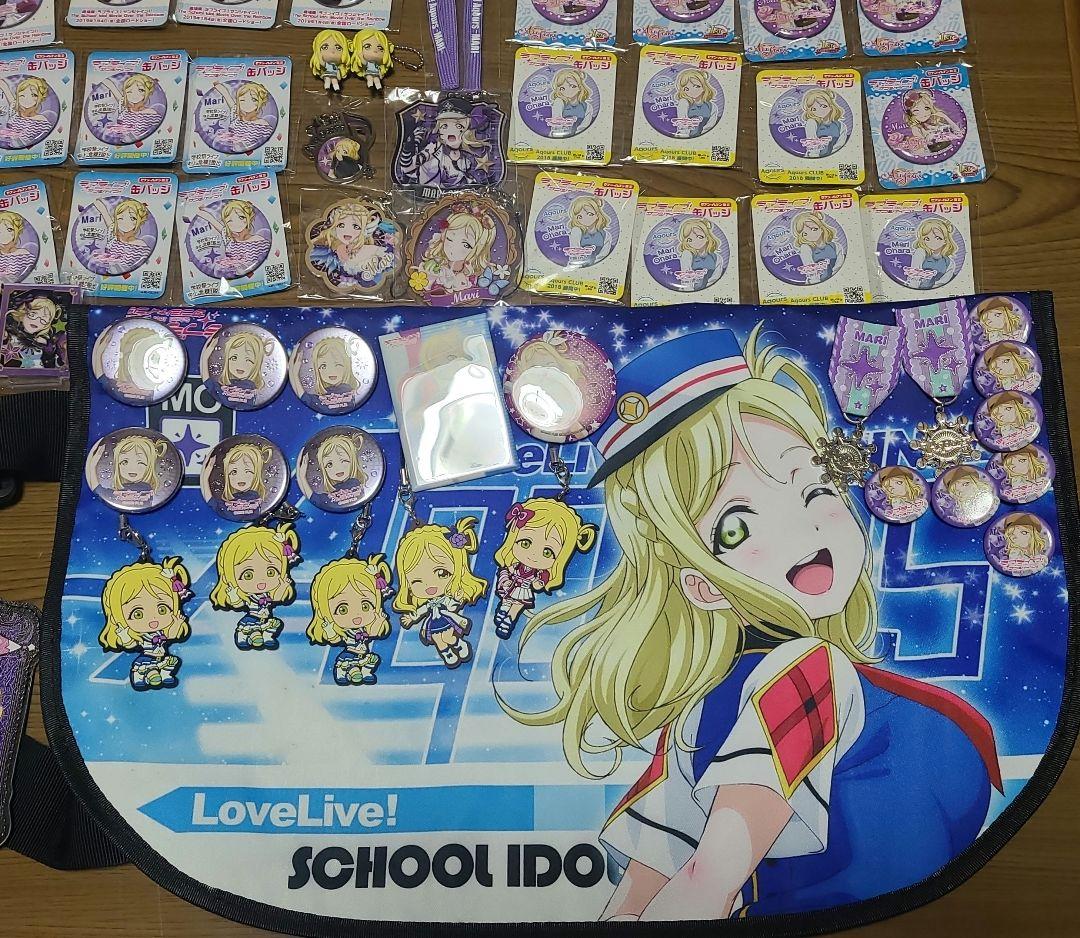 ラブライブサンシャイン 小原鞠莉 痛バ メッセンジャーバッグ HPT 缶バッジ