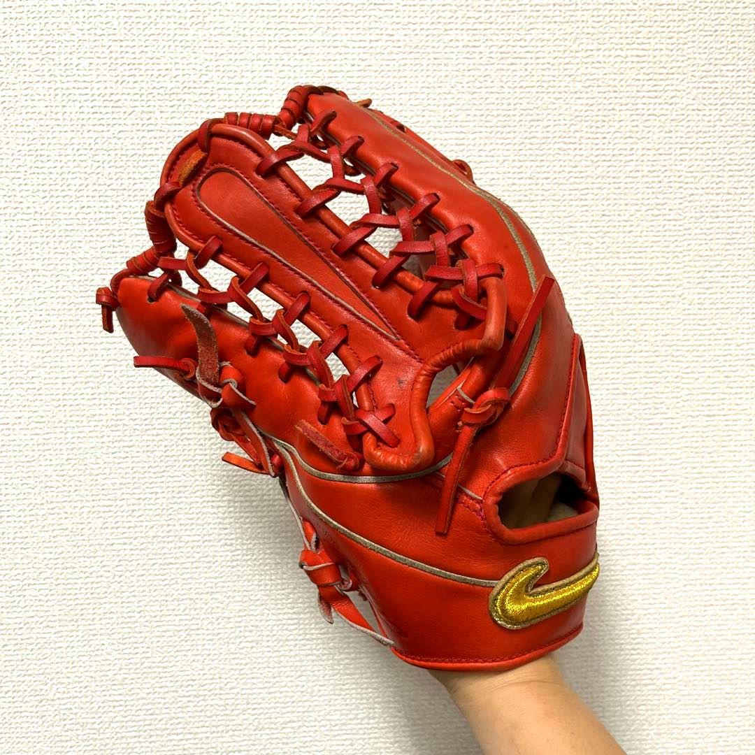 535 ナイキ ダイヤモンドエリート 謝道 美品 硬式 外野手用グローブ 左投げ