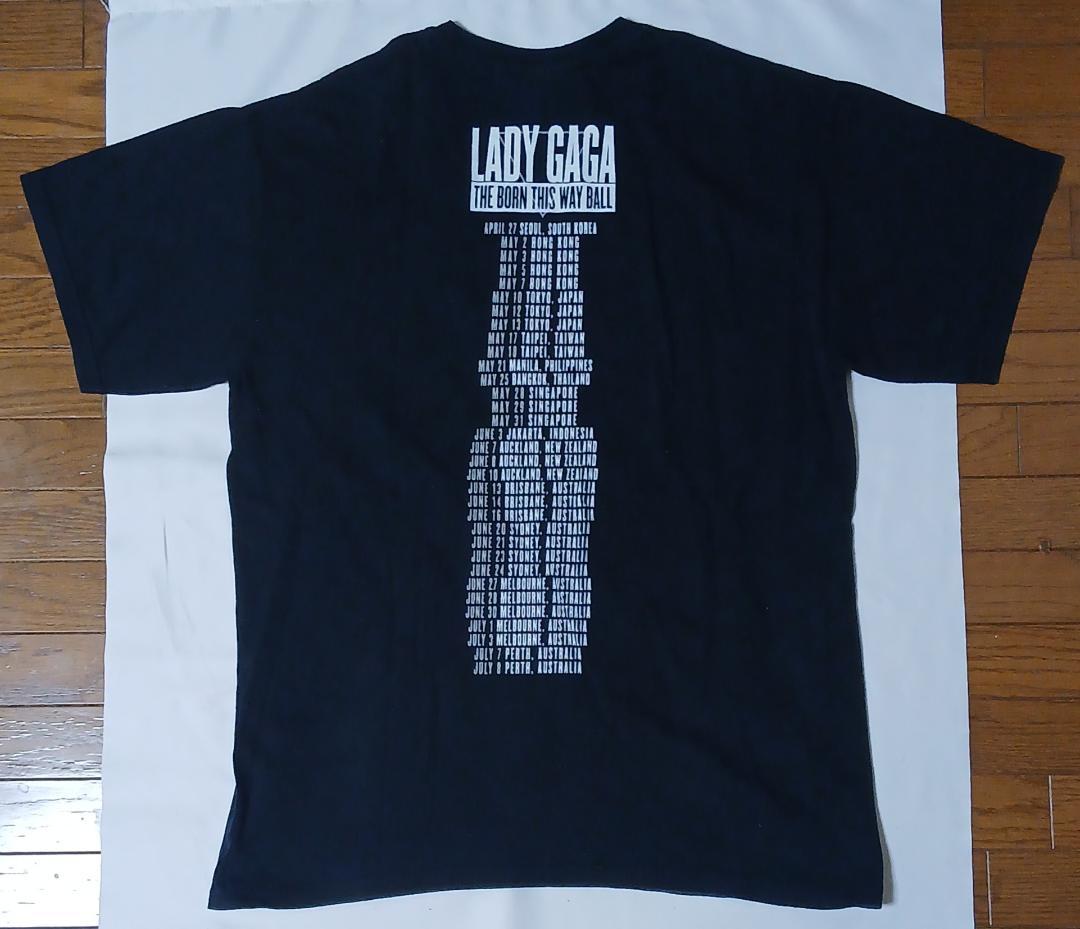 レディーガガ THE BORN THIS WAY BALL ツアー 黒 Tシャツ