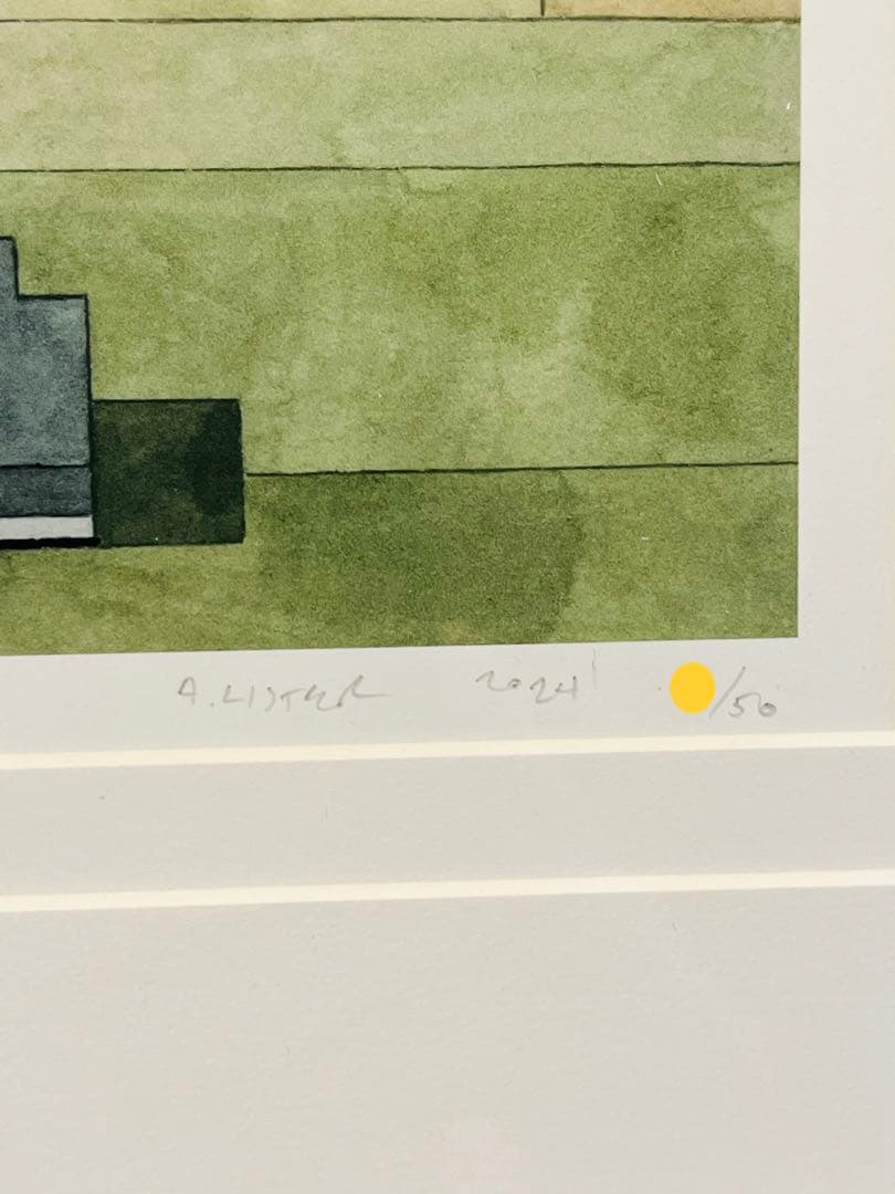 ADAM LISTER アダムリスター　KAWS シルクスクリーン　限定50