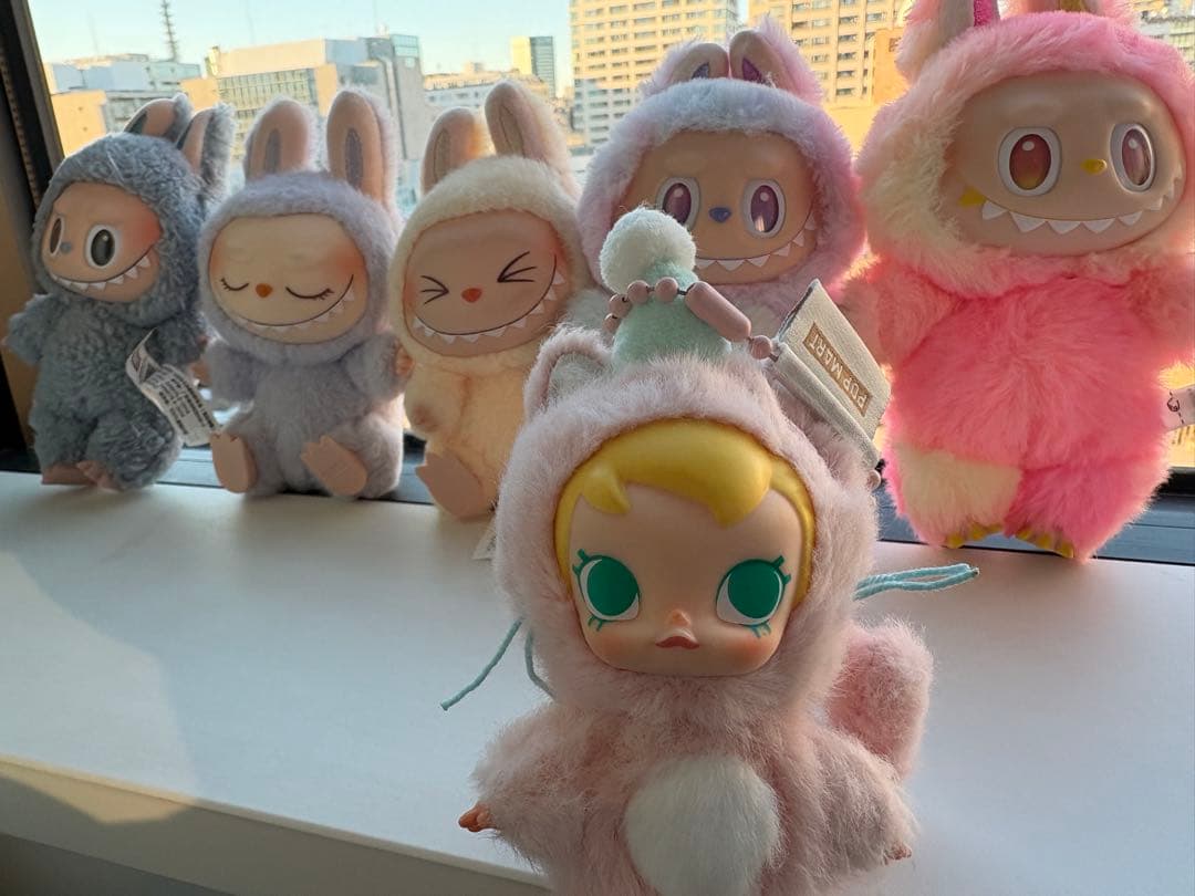 【美品】POP MART ラブブ　ぬいぐるみ　6点セット