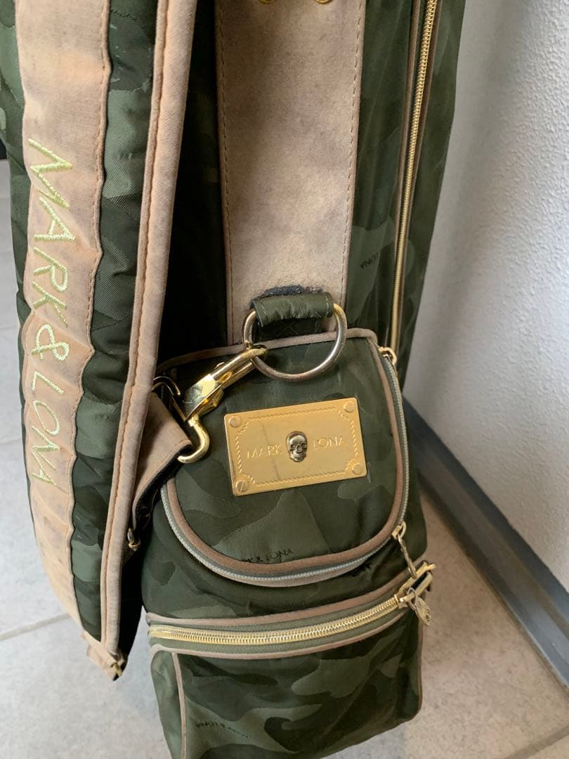 MARK&LONA スカル　カモプラージュ　キャディバッグ　スタンドバッグ