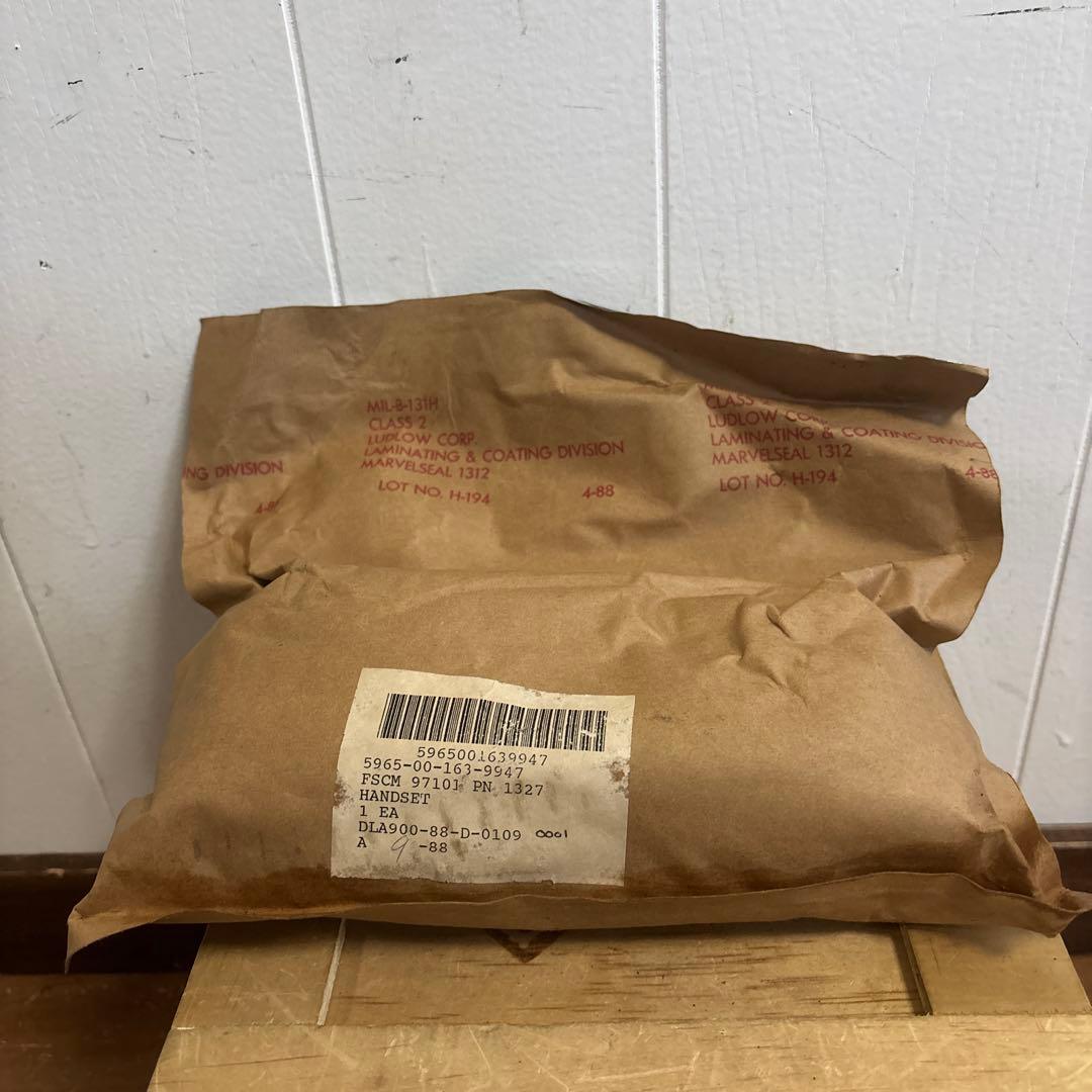 デッドストック　未開封　米軍実物　HANDSET H33/PT ハンドセット　②