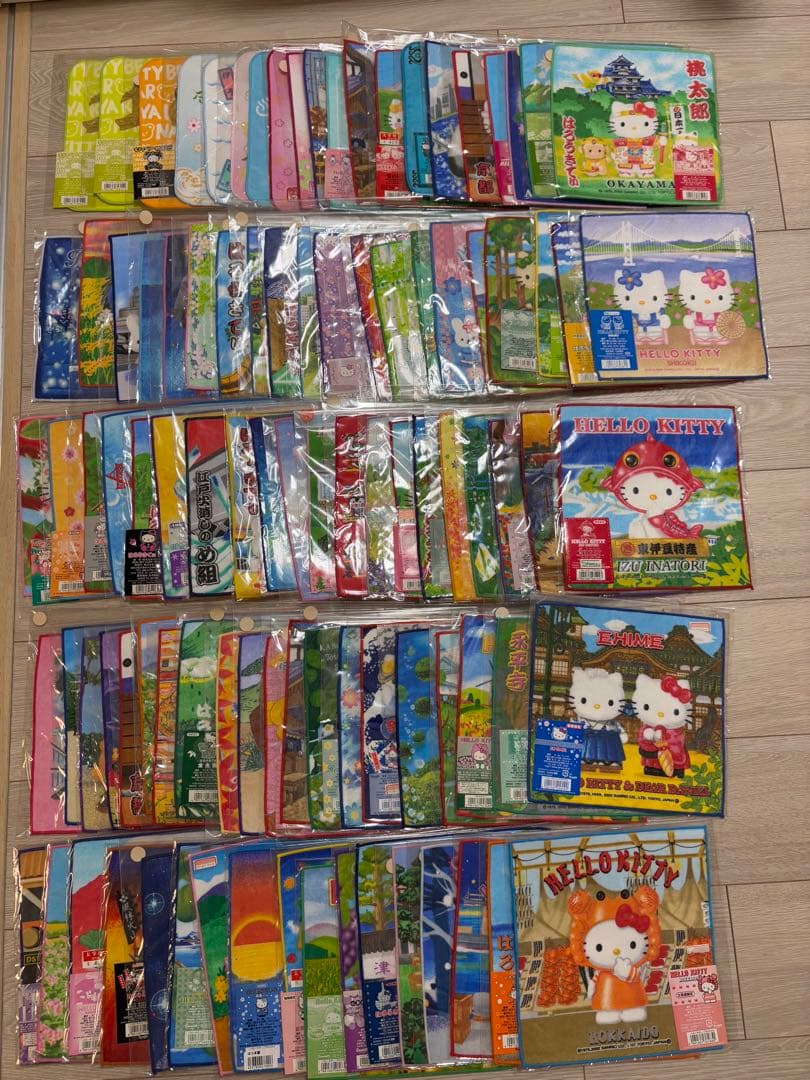 ハローキティ　キティ　ご当地　ハンカチ　限定　まとめ売り 新品未使用