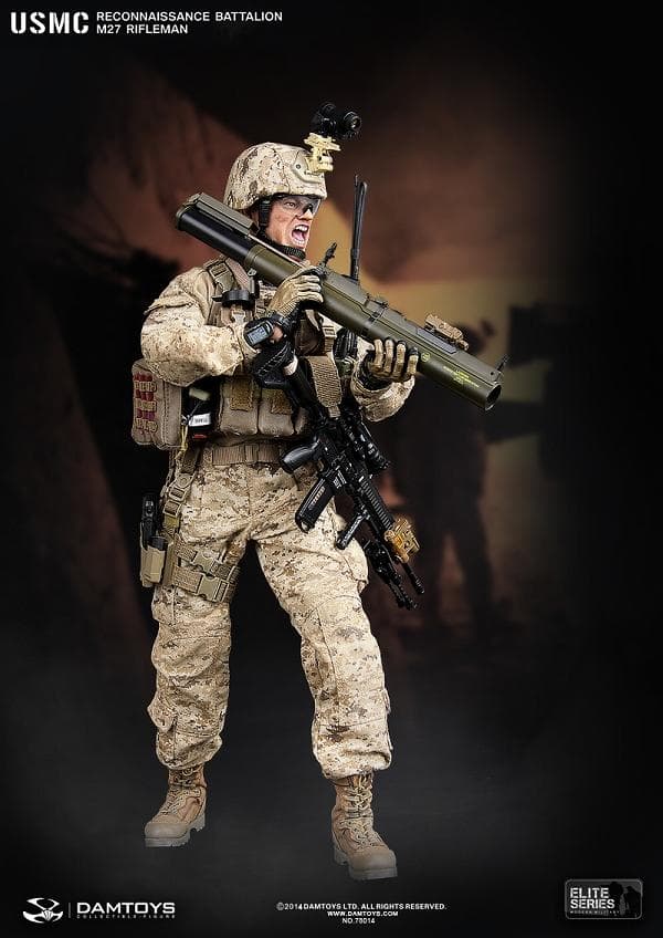 DAMTOYS　USMC M27 RIFLEMAN　78014