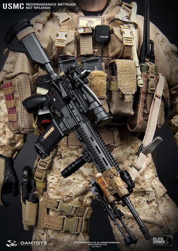 DAMTOYS　USMC M27 RIFLEMAN　78014