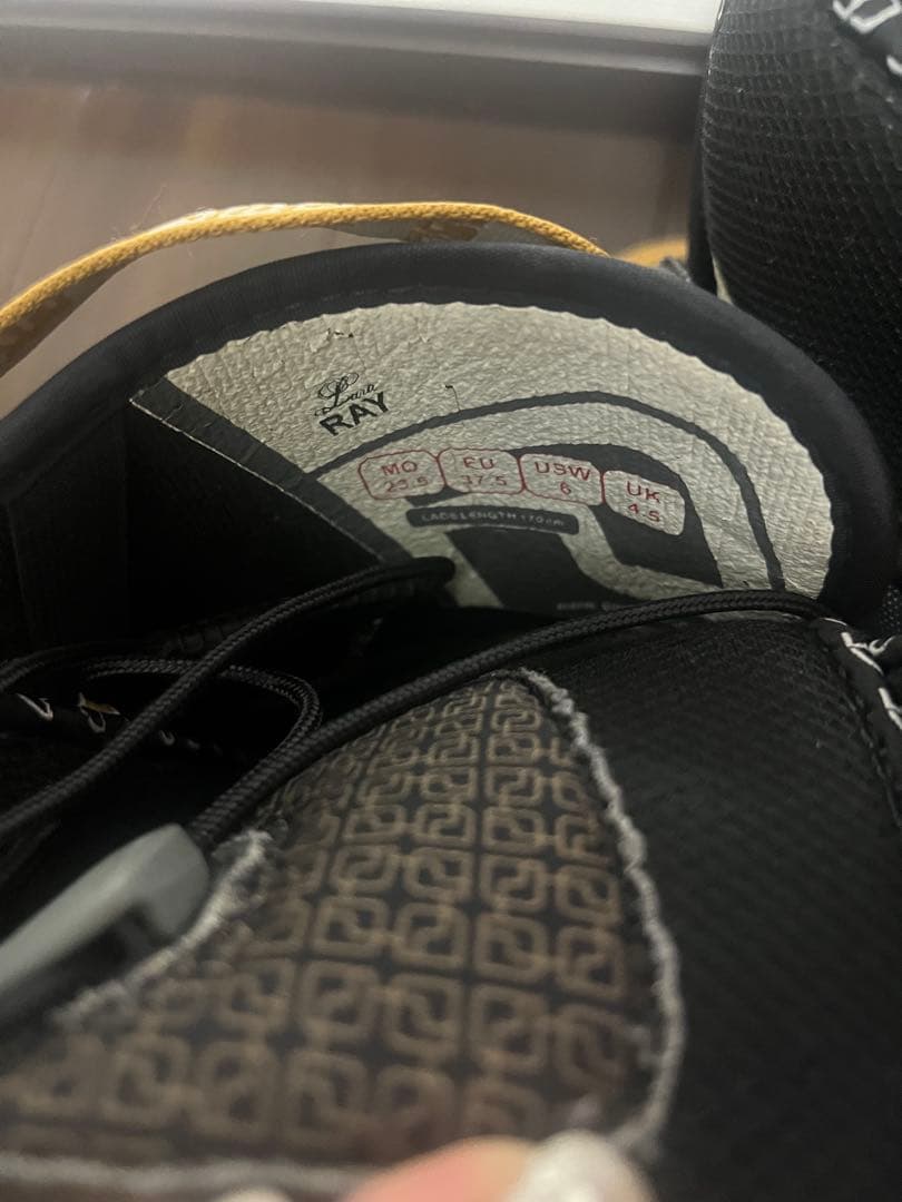 deeluxe RAY スノーボードブーツ 女性用 ネイビー/オレンジ