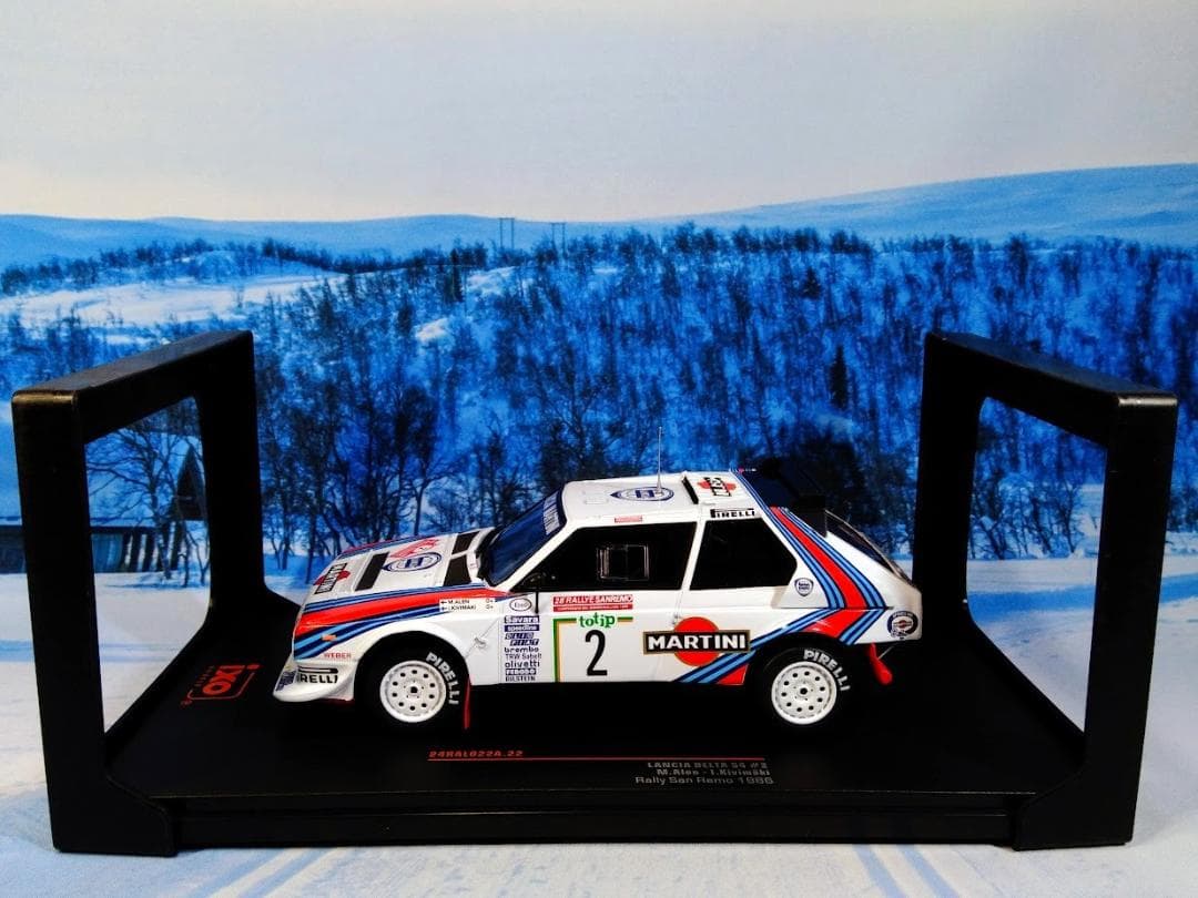 1/24 イクソ　ランチア デルタ S4　ラリー サンレモ 1985