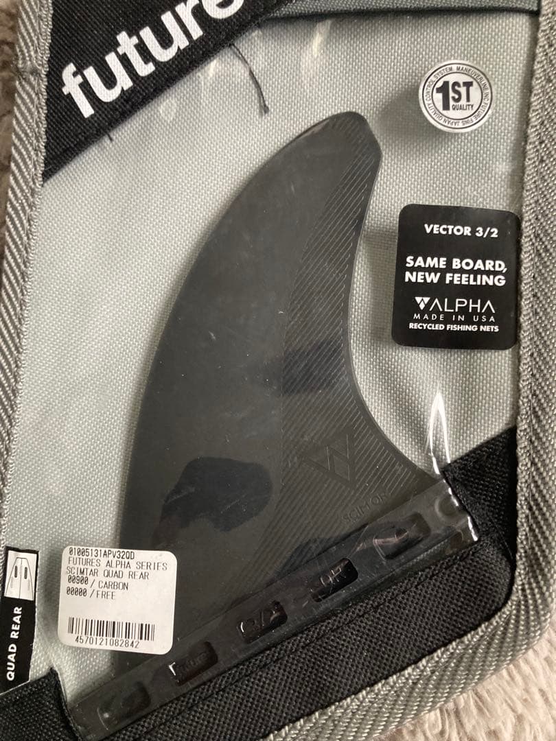 フューチャーフィン　VECTOR 3/2 サーフボードフィン 5枚セット