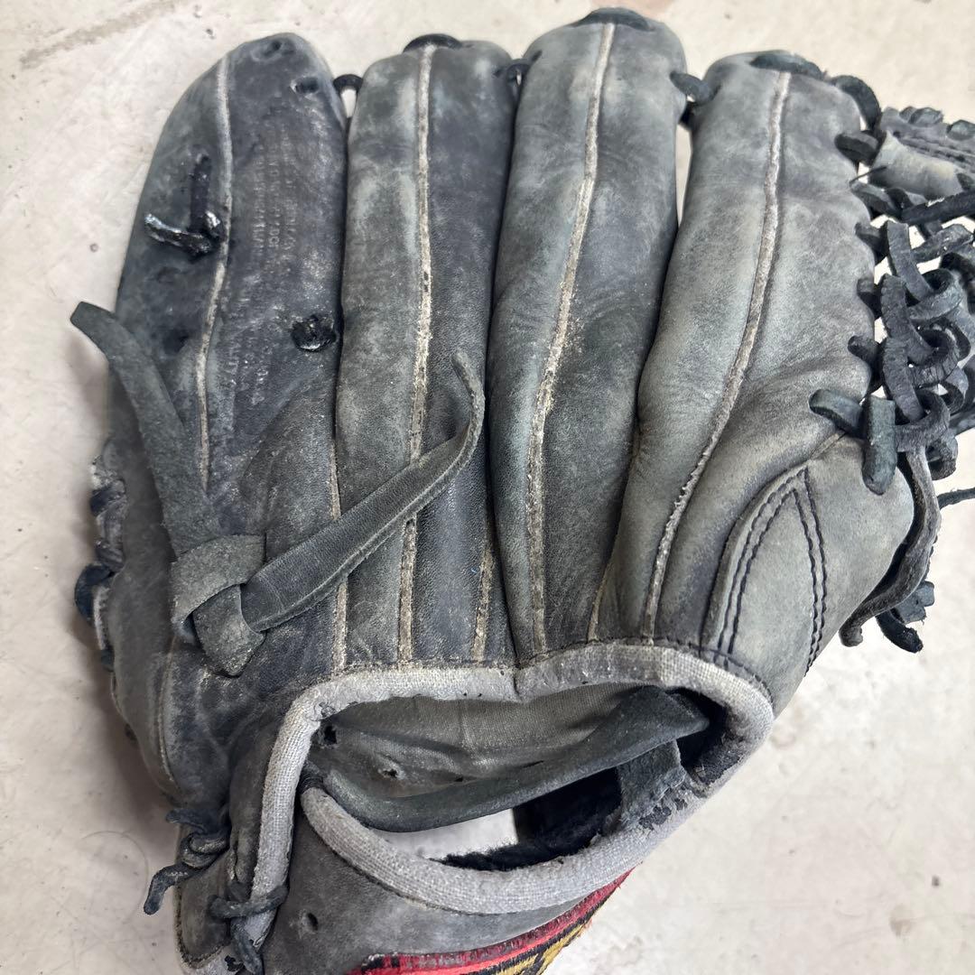 ZETT 軟式グローブ グレー 使用感あり