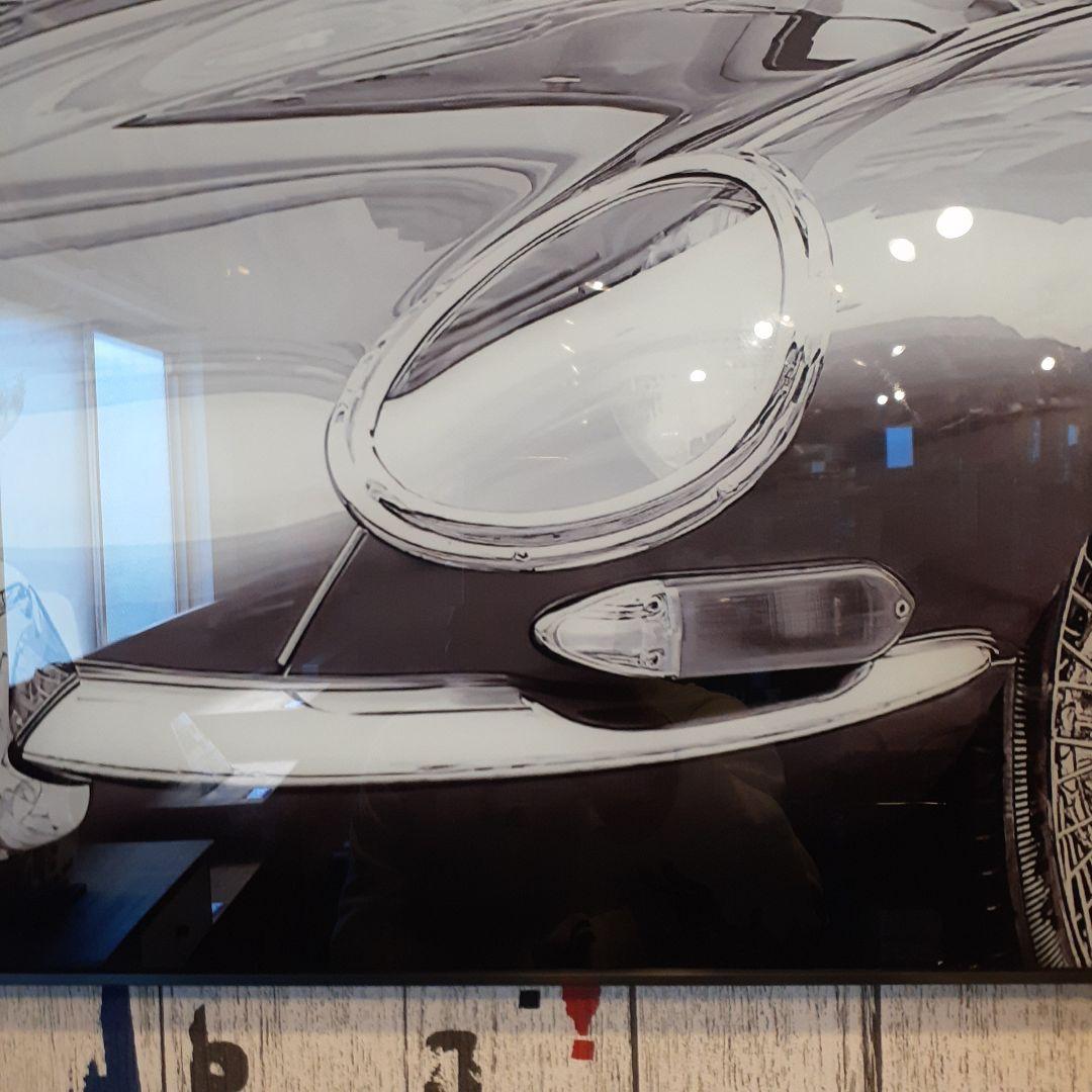 輸入雑貨　特殊強化ガラスアート　『CHANEL』　モノクロ　ミラーアート