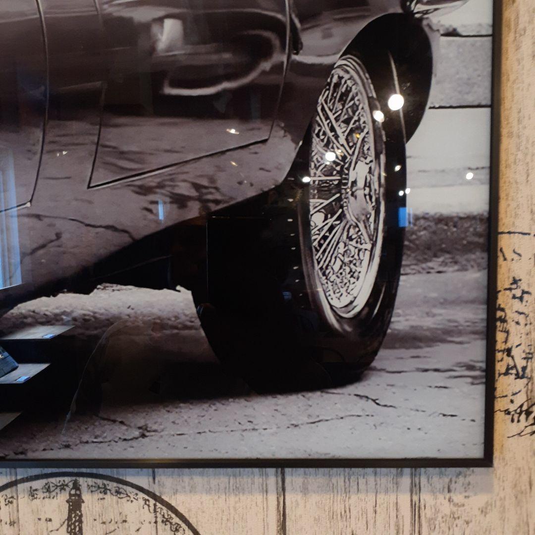 輸入雑貨　特殊強化ガラスアート　『CHANEL』　モノクロ　ミラーアート