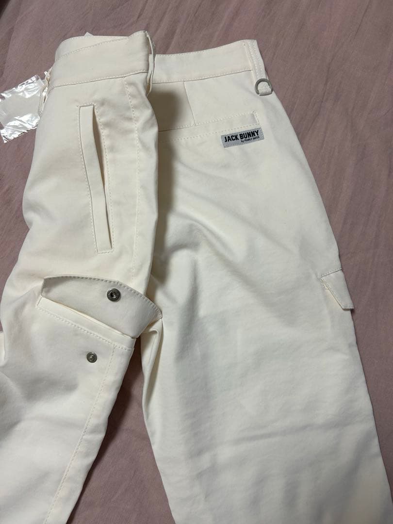 新品　Jack Bany by パーリーゲイツ　サイズ5 （L）白パンツ