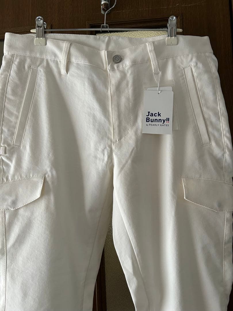 新品　Jack Bany by パーリーゲイツ　サイズ5 （L）白パンツ