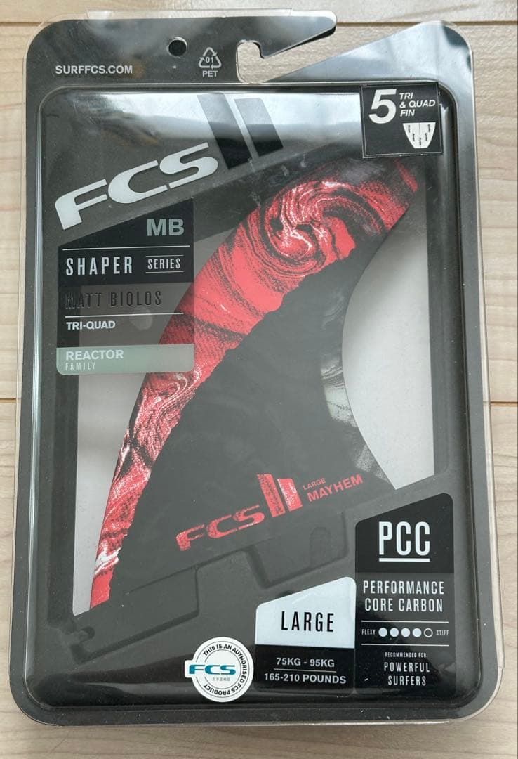 FCS2 MB CARBON TRI FIN トライクワッド　Mayhem