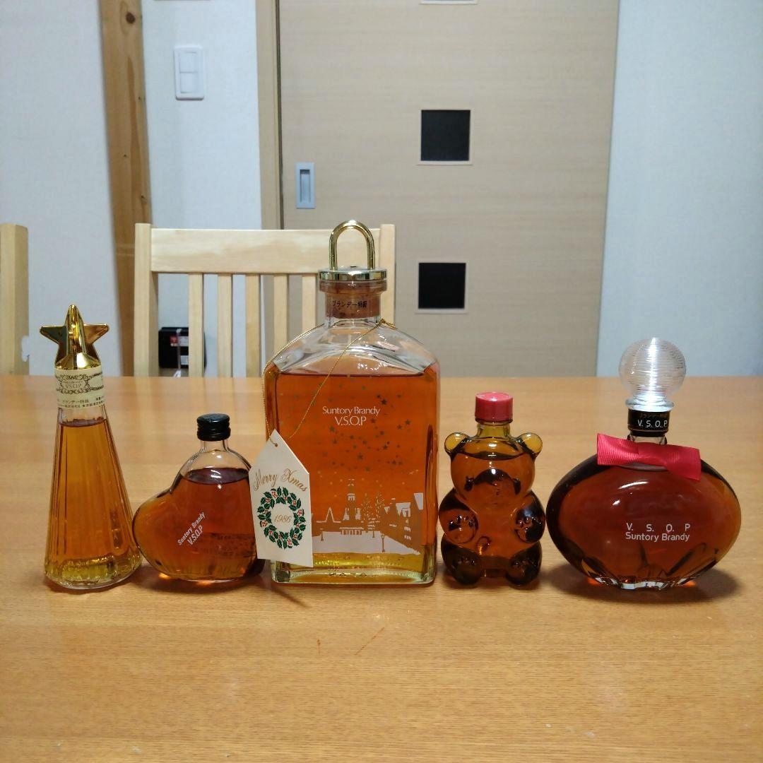 ◆ブランデー◆ニッカ☆ねがい星◆サントリー☆ハート☆クリスマス☆熊☆デキャンタ