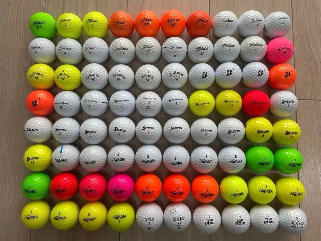 ゴルフ各種メーカー ロストボール 80球