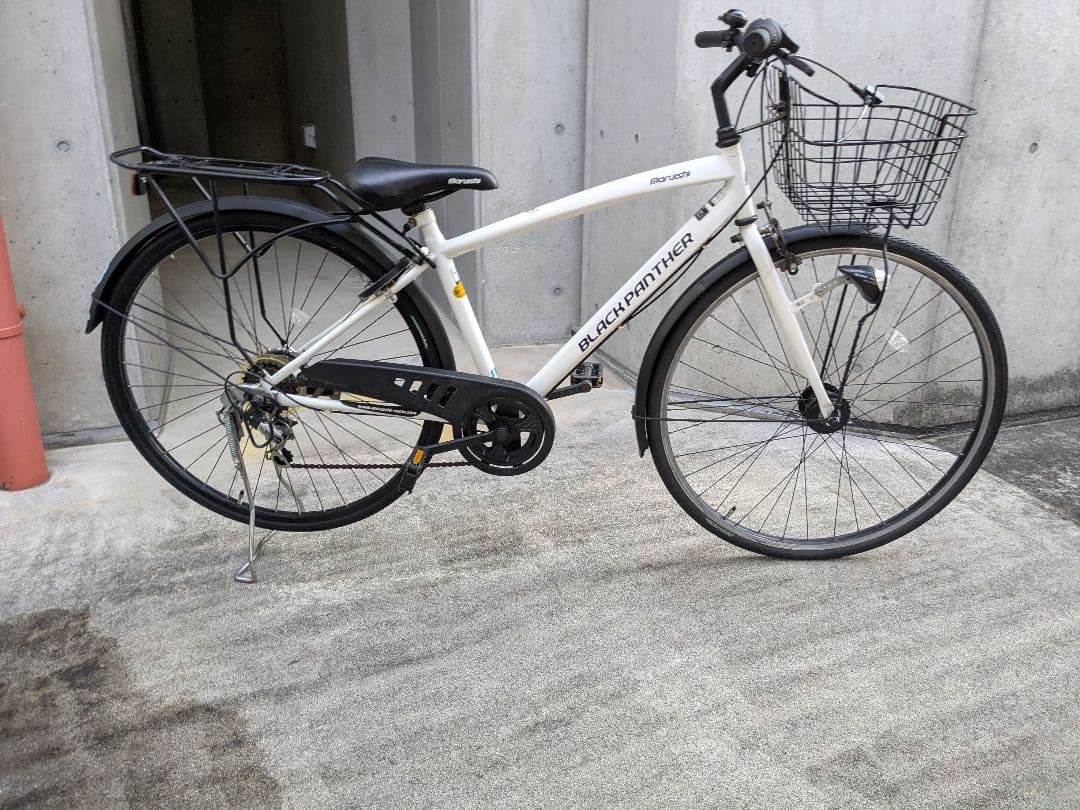 BLACK PANTHER maruishi　丸石サイクル　27インチホワイト