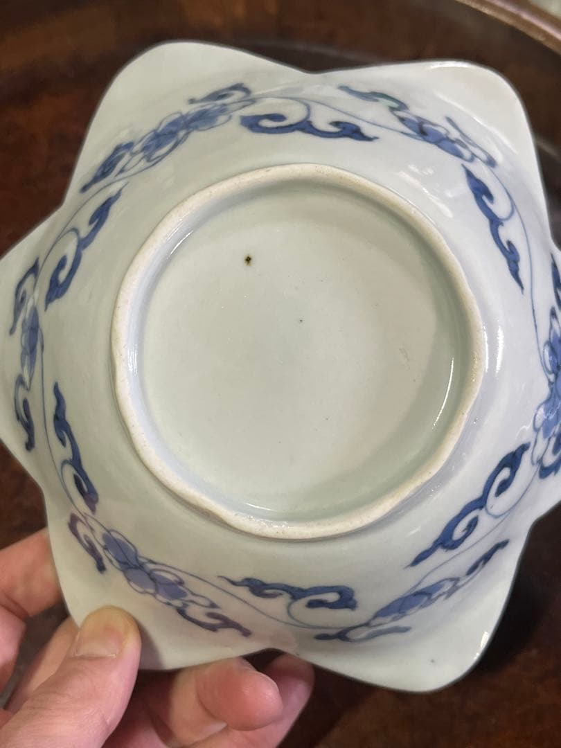 古伊万里　蝶　唐草　無傷完品　蛸唐草　花唐草　藍九谷　柿右衛門　染付