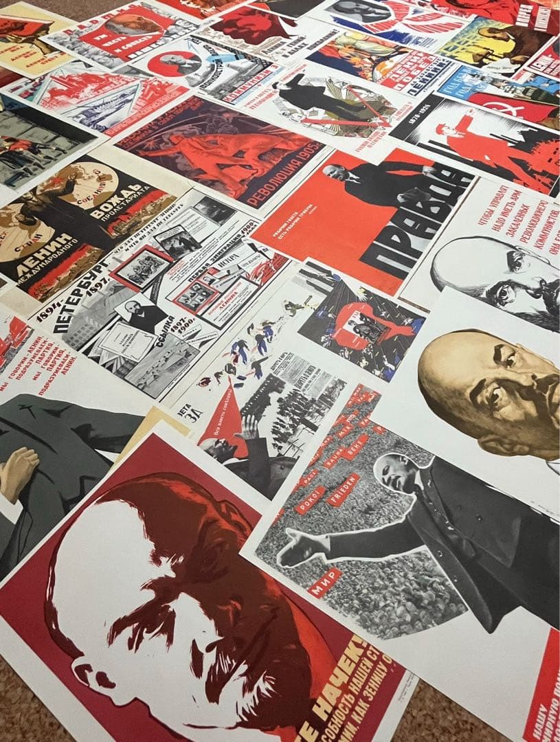 レーニンポスター33枚 1969年ソ連製 社会主義 共産主義 プロパガンダ