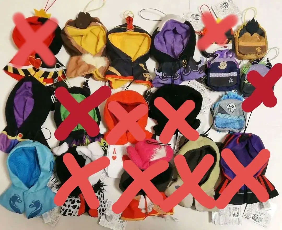 ツイステ ヴィランズ フード付ぬいぐるみケープ リュック まとめページ