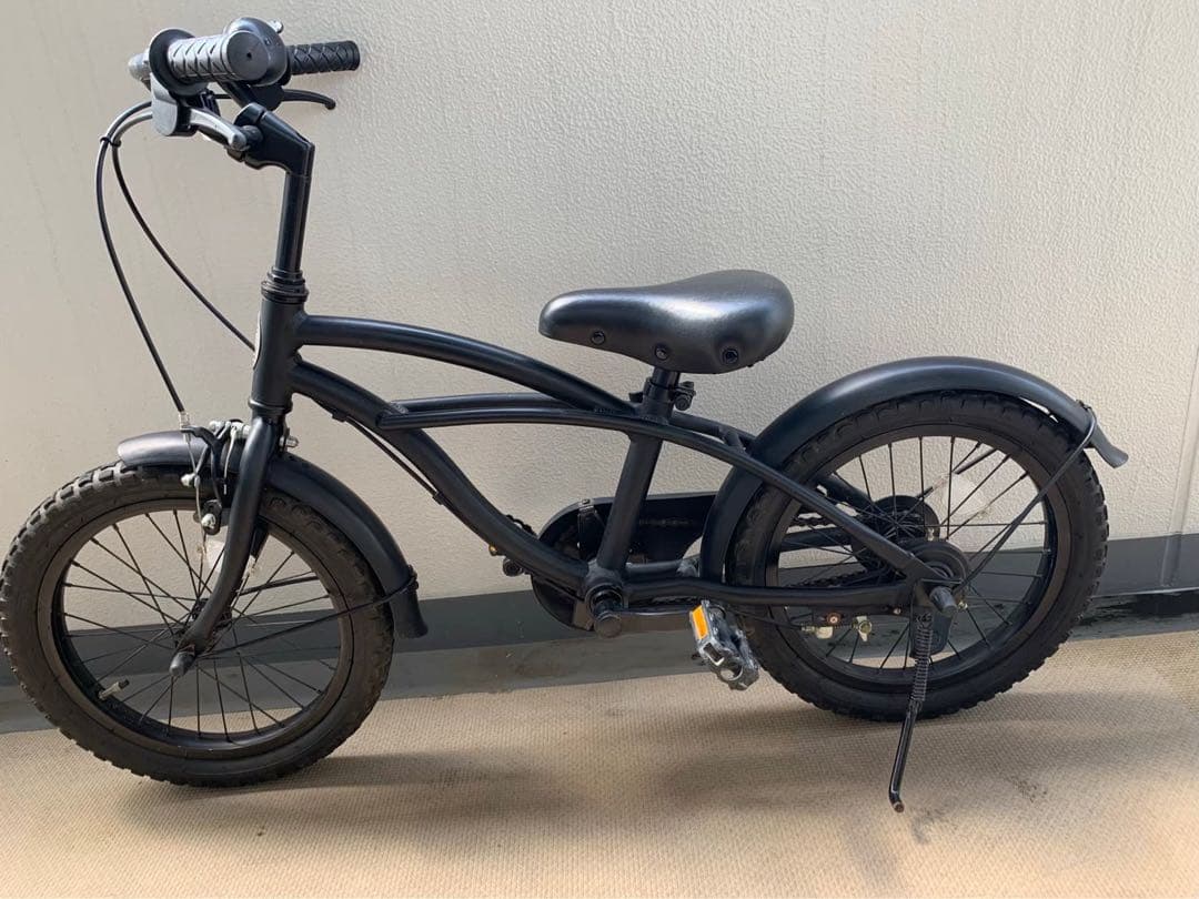 the PARK ビーチクルーザー　マットブラック16インチ