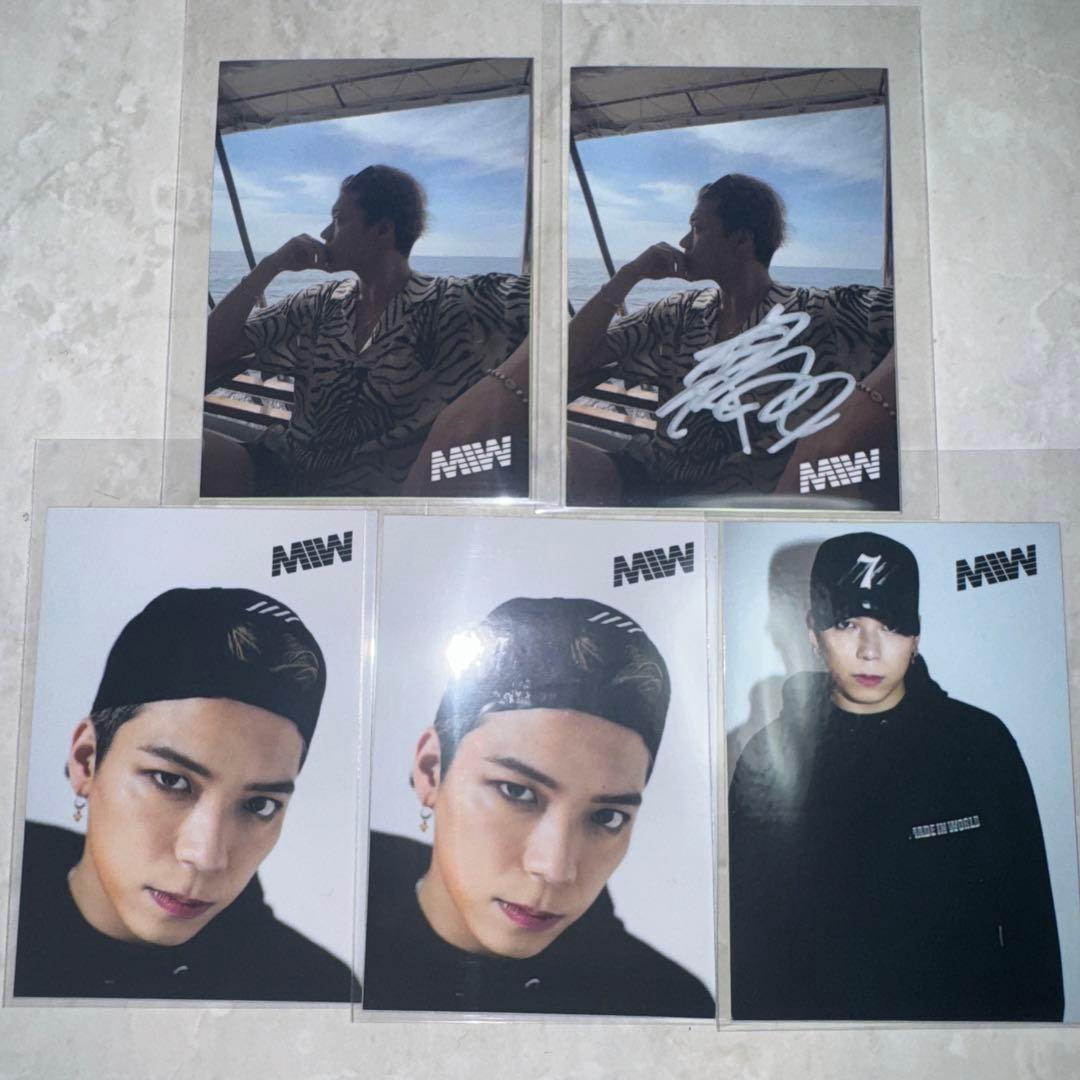 MIW 加納嘉将 サイン入り ステッカー 5枚セット