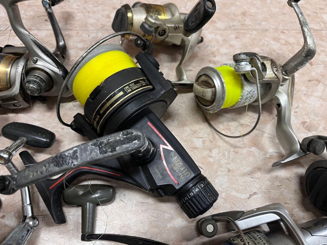 15個ジャンクリール　SHIMANO DAIWA などまとめ売り