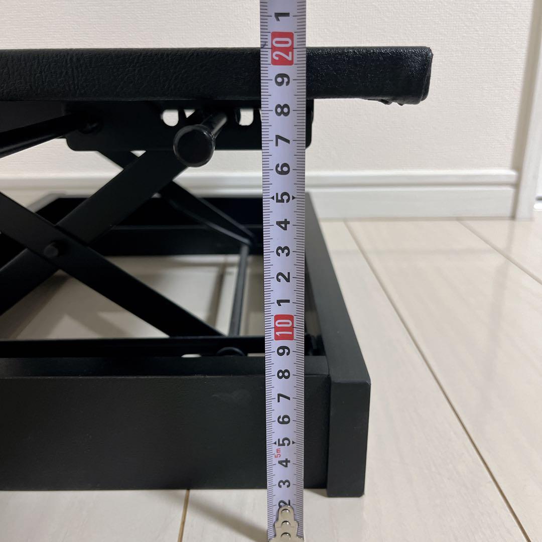 吉澤 PEACOCK ラック式高低調節 ピアノ補助台 6段階調節