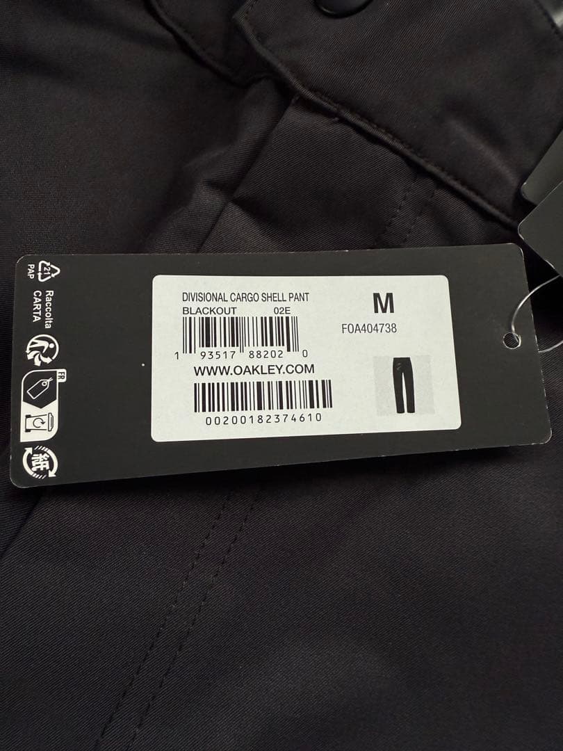 Oakley ブラック スノーボードパンツ