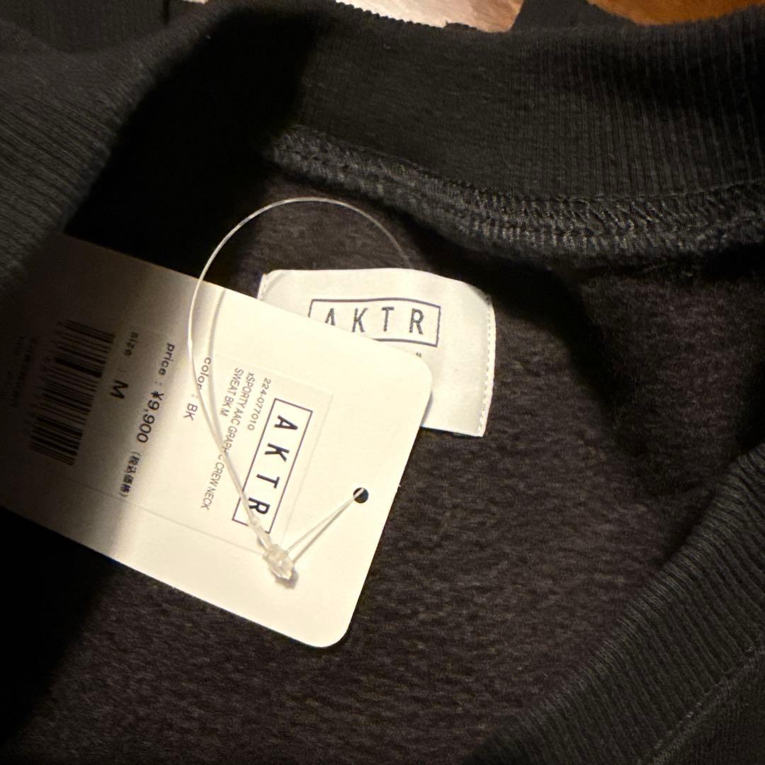AKTR スウェット M グラフィックプリント　値下げ