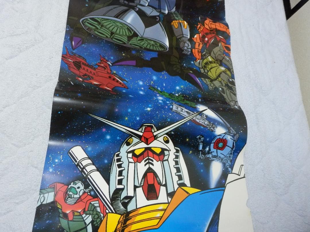 ❤️当時物❤特大ポスター❤機動戦士ガンダム★サントリーade 1983