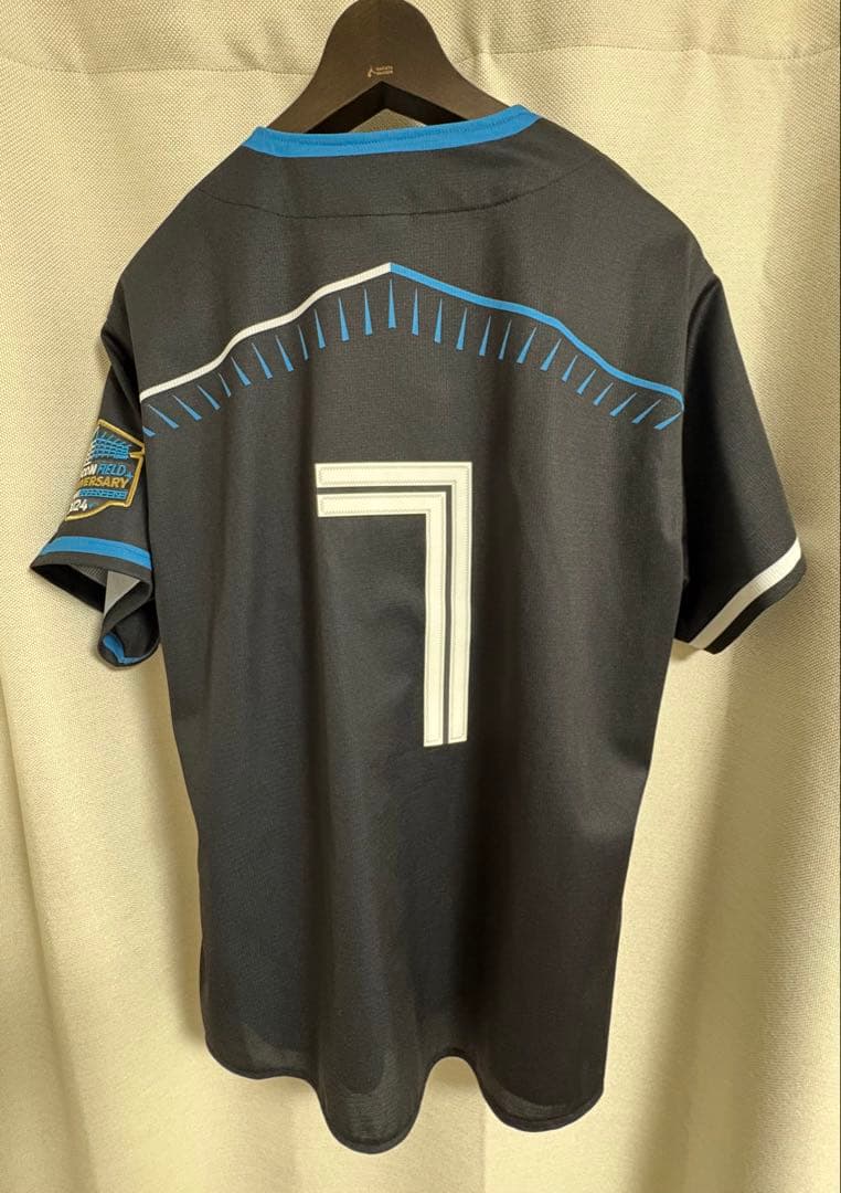 松本剛選手　7番　エスコンフィールド1周年ユニフォームSサイズ(中古品)