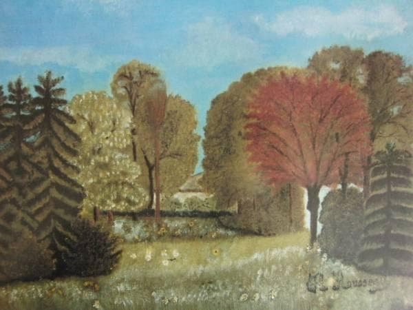 Henri Rousseau、Coin de Parc、海外版超希少レゾネ