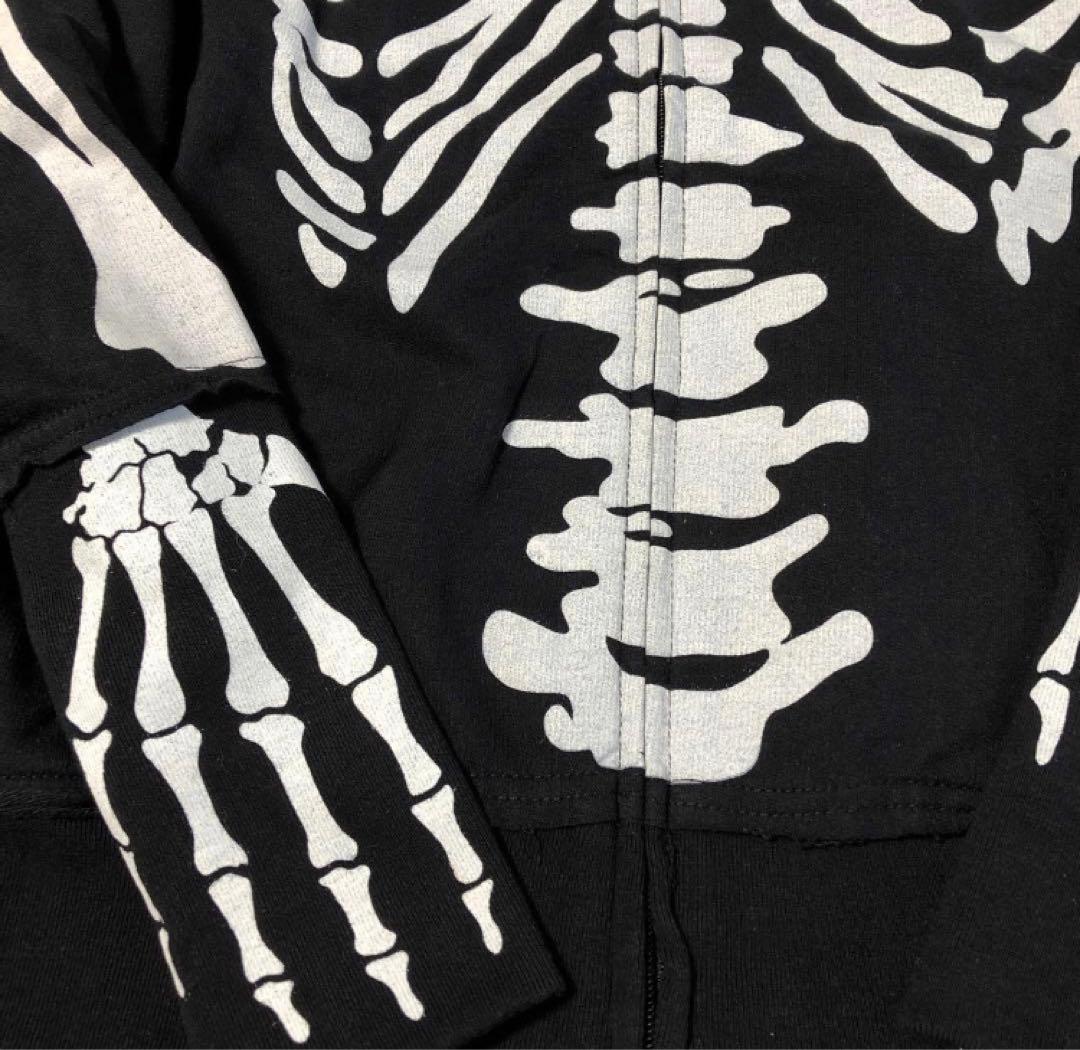 初代 骨パーカー Type-1 Lサイズ BLACK BABYL